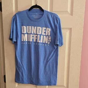 Ripple Junction Blue Dunder Mifflin Tee